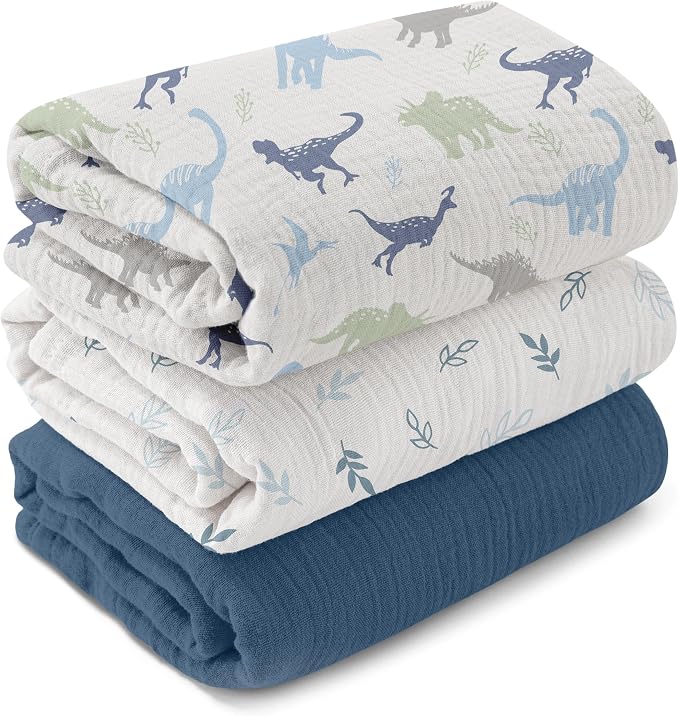 GLLQUEN BABY Muslin Swaddle Blankets by GLLQUENBABY