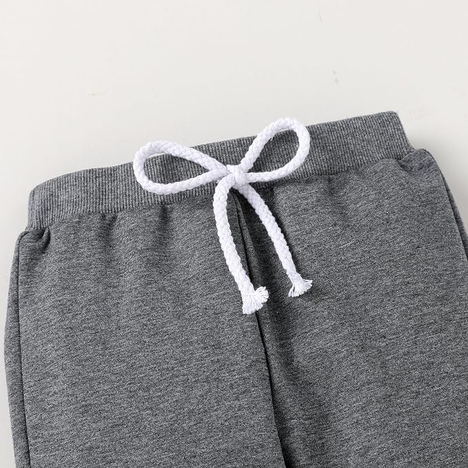 Happy Town Baby Fall Outfits for Girl Boy Long Sleeve Hoodie Top and Long - Image 6