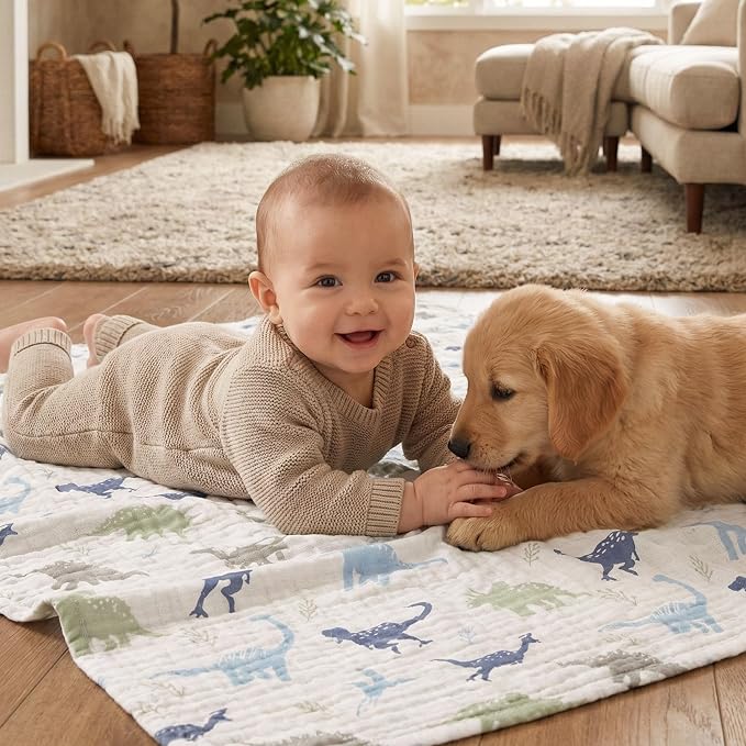 GLLQUEN BABY Muslin Swaddle Blankets - Image 2