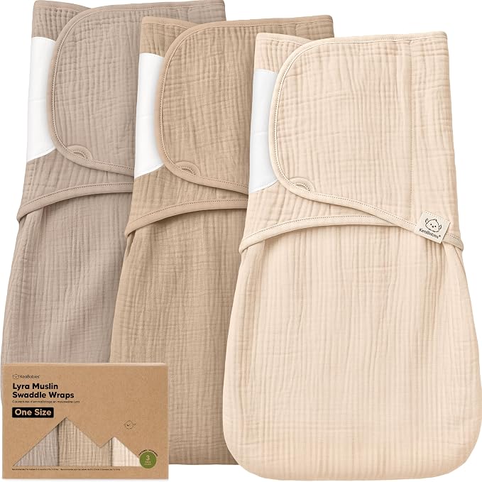 KeaBabies Muslin Baby Swaddles for Newborns, 100% Cotton | Organic Cotton by KeaBabies