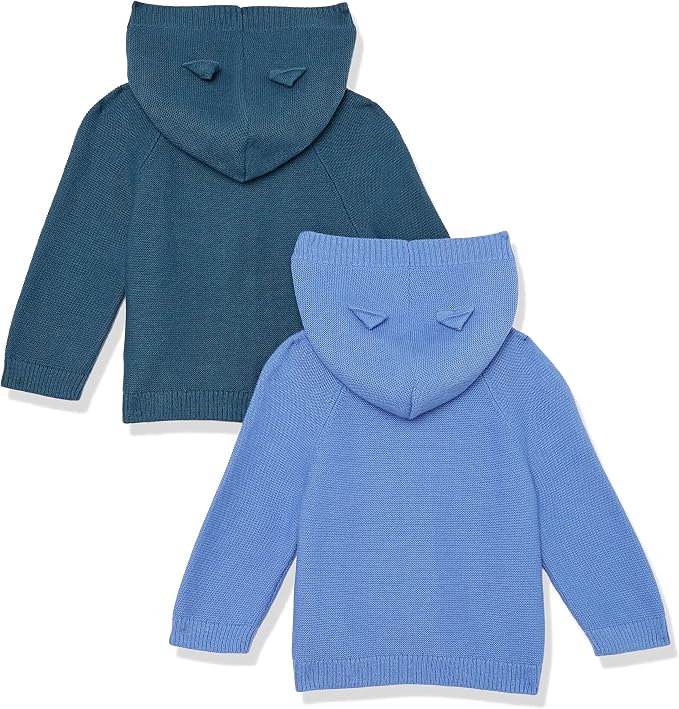 Amazon Essentials Unisex Babies' Long Sleeve Hooded Sweater - Image 2