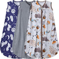 BSTOPPT 3 Pack Baby Sleep Sack 100% Rayon Cotton Baby Sleeping Bag 2-Way Zipper by BSTOPPT