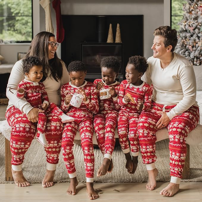 Burt's Bees Baby Matching Family Jammies, Organic Cotton, Holiday Pajamas - Image 3
