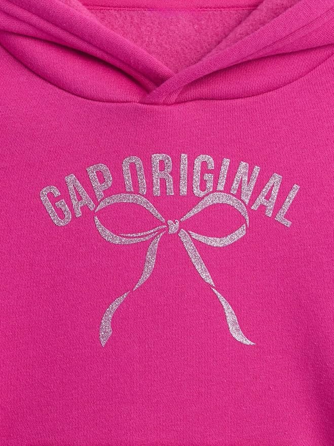 GAP Baby-Girls Playtime Favorites Logo Pullover Hoodie Hooded Sweatshirt - Image 3