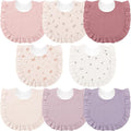 Bearmoss 8 Pack Muslin Baby Bibs by Bearmoss