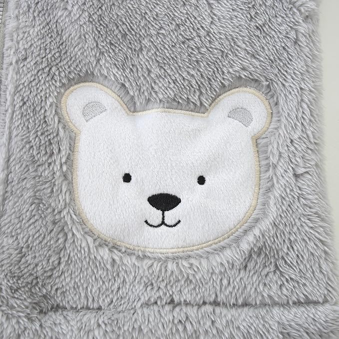 Newborn Infant Baby Boys Girls Cartoon Fleece Hooded Jacket Coat - Image 5