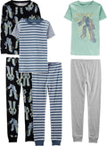 Simple Joys by Carter's Girls 6-piece Snug Fit Cotton Pajama Set by SimpleJoysbyCarters