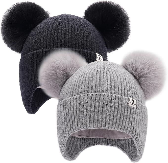 FURTALK Baby Winter Hat Pom Pom Beanie by FURTALK