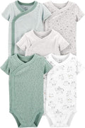 Simple Joys by Carter's Unisex Baby 5-pack Side Snap Short-sleeve Bodysuit by SimpleJoysbyCarters