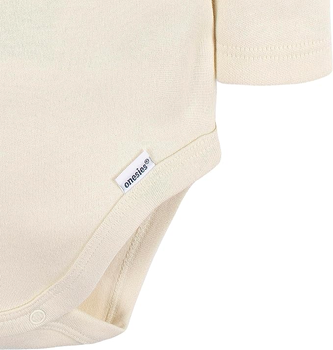Gerber Baby Boys & Girls Long Sleeve Onesies Multi-Pack Interlock 180 Gsm - Image 5