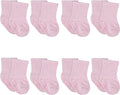 Gerber baby-boys 8-pack Wiggle-proof Jersey Crew Socks by Gerber