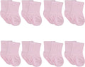 Gerber baby-boys 8-pack Wiggle-proof Jersey Crew Socks by Gerber