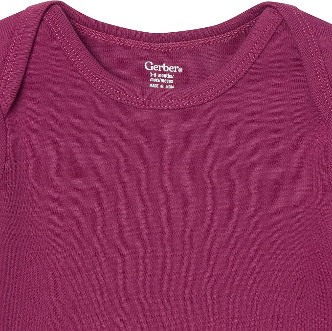 Gerber Baby 6 Pack Long-sleeve Onesies Bodysuit - Image 6