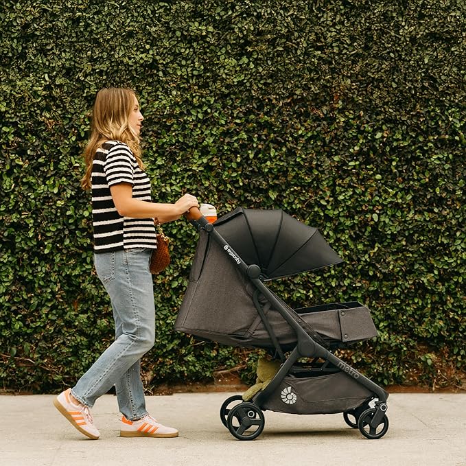 Ergobaby Metro 3 Deluxe Baby Stroller for Newborns, Infants, and Toddlers | Pearl Grey