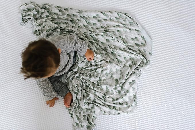Copper Pearl Swaddle Blankets for Newborns | Soft Stretchy Receiving Blankets - Image 8