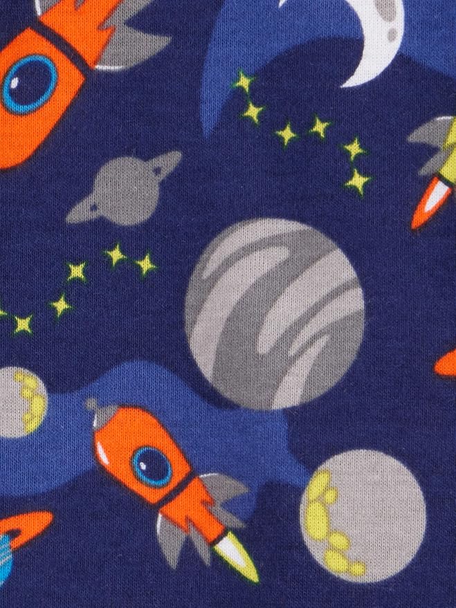 Simple Joys by Carter's Baby Boys 3 pack Snug Fit Footed Cotton Pajamas - Image 5