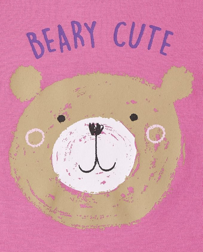 The Children's Place baby-girls And Toddler Snug Fit 100% Cotton Short Sleeve - Image 2