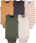 Gerber Baby Boys Multi-Pack Sleeveless Onesies Bodysuit by Gerber