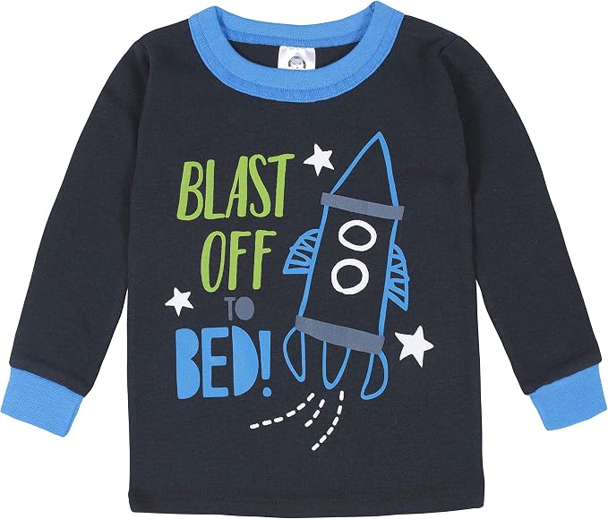 Gerber Baby Boys 4 Piece Pajama Set - Image 3