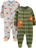 Simple Joys by Carter's Unisex Baby 2-pack Neutral Fleece Footed Sleep and Play by SimpleJoysbyCarters