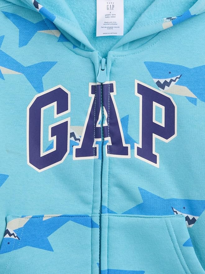 GAP Baby-Boys Logo Full-zip Hoodie - Image 3
