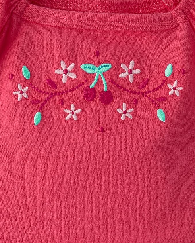 The Children's Place Baby Girls' And Newborn Everyday Summer Rompers - Image 3
