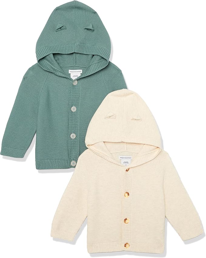 Amazon Essentials Unisex Babies' Long Sleeve Hooded Sweater by AmazonEssentials