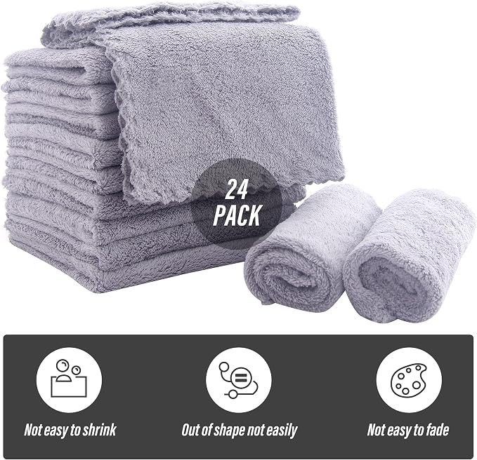 Sunny zzzZZ Ultra Soft 24 Pack Baby Washcloths - Image 2
