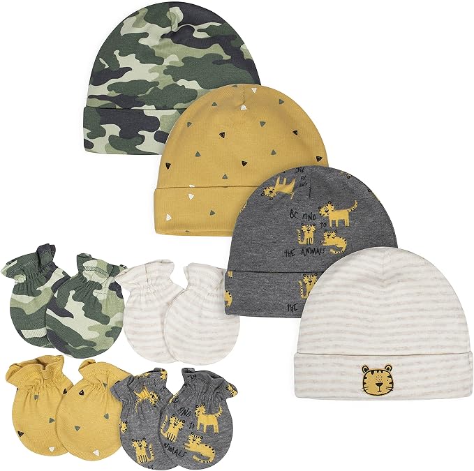 Gerber Baby Boys & Girls Cap and Mitten Sets by Gerber