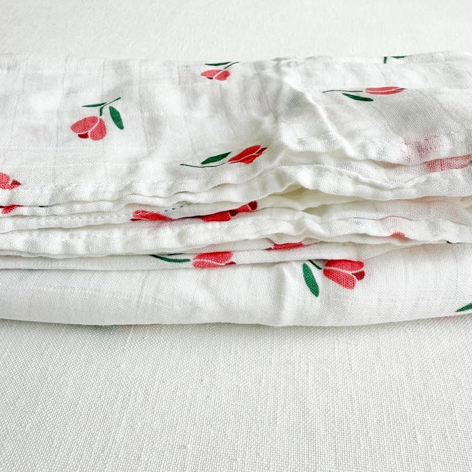 Ali+Oli Muslin Swaddle Blanket for Baby Large 47" x 47" Soft Rayon Made from - Image 6