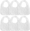 Accmor Muslin Baby Bibs, 6 Pack Soft Cotton Baby Bandana Drool Bibs by Accmor