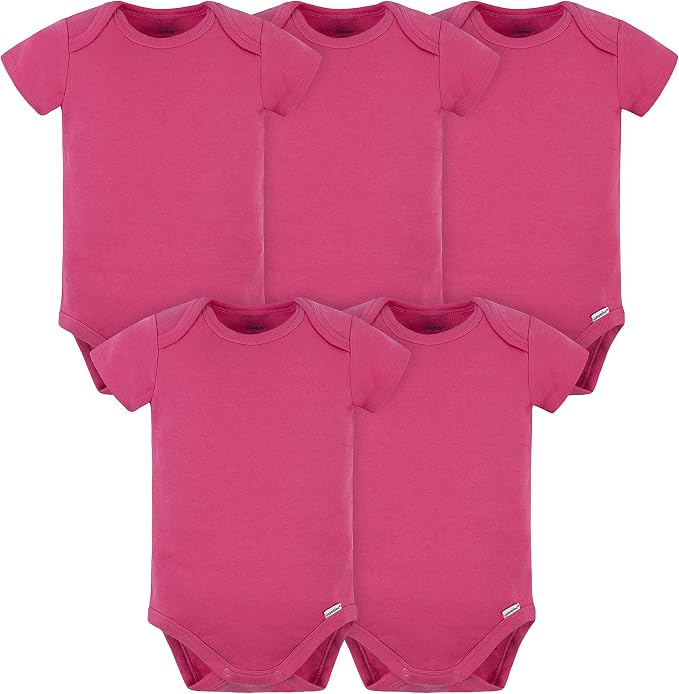 Gerber Baby Boys & Girls 5-Pack Premium Soft Cotton Bodysuits Onesies by Gerber