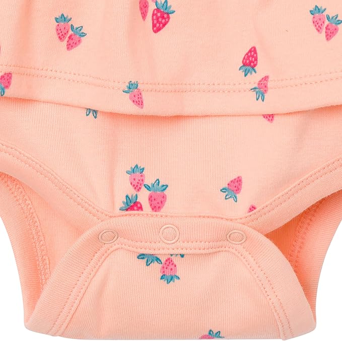 Gerber Baby Girls Multi-Pack Sleeveless Onesies Bodysuit - Image 9