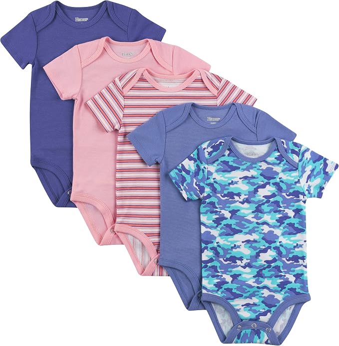 Hanes Baby Bodysuits, Ultimate Flexy Short Sleeve by Hanes