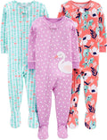 Simple Joys by Carter's Girls 3-pack Snug Fit Footed Cotton Pajamas by SimpleJoysbyCarters