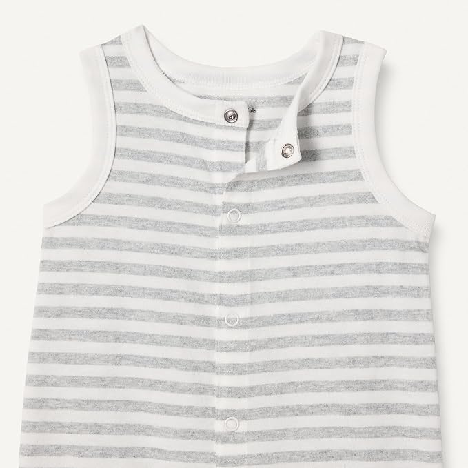 Amazon Essentials Unisex Babies' Cotton Jersey Sleeveless and Short-Sleeve - Image 3