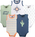 Hudson Baby Unisex Baby Cotton Sleeveless Bodysuits by HudsonBaby