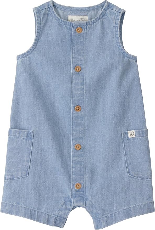 little planet by carter's Unisex Baby Waffle Knit Button-Front Jumpsuit made by LittlePlanet
