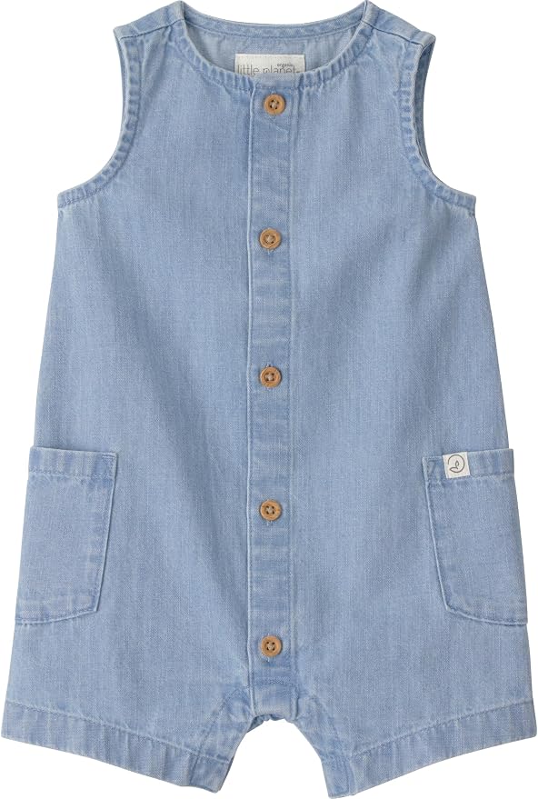 little planet by carter's Unisex Baby Waffle Knit Button-Front Jumpsuit made by LittlePlanet