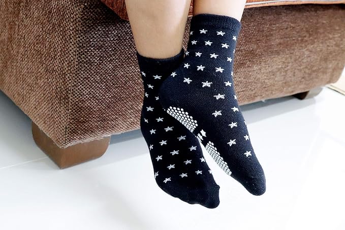 RATIVE Non Skid Anti Slip Crew Socks - Image 5