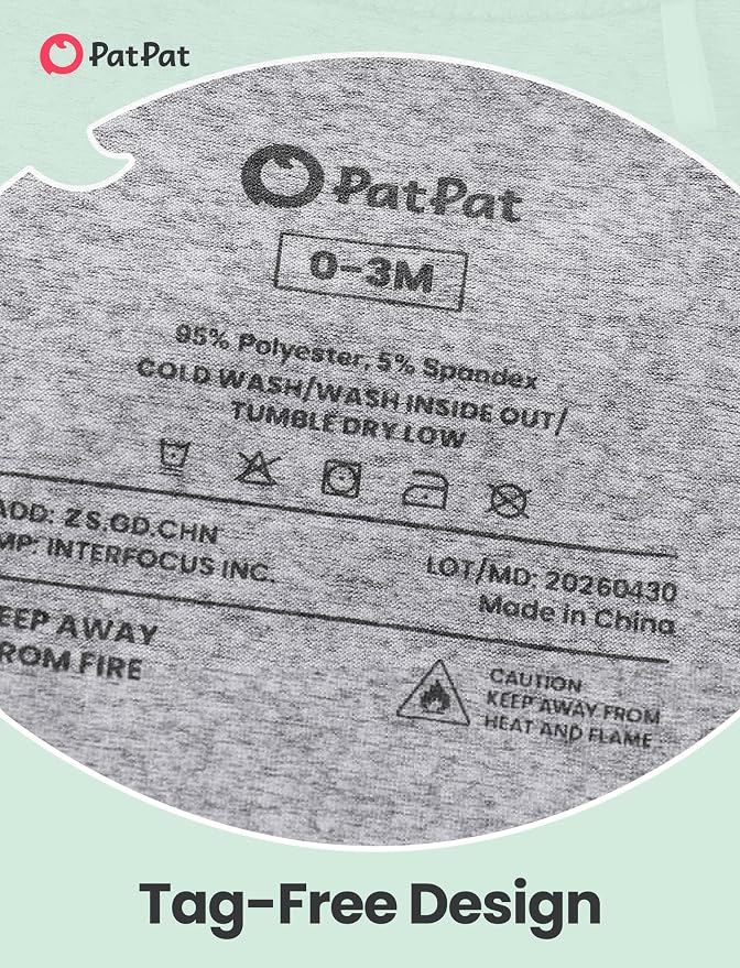 PATPAT Baby Sleeper Gown with Hat - Image 6
