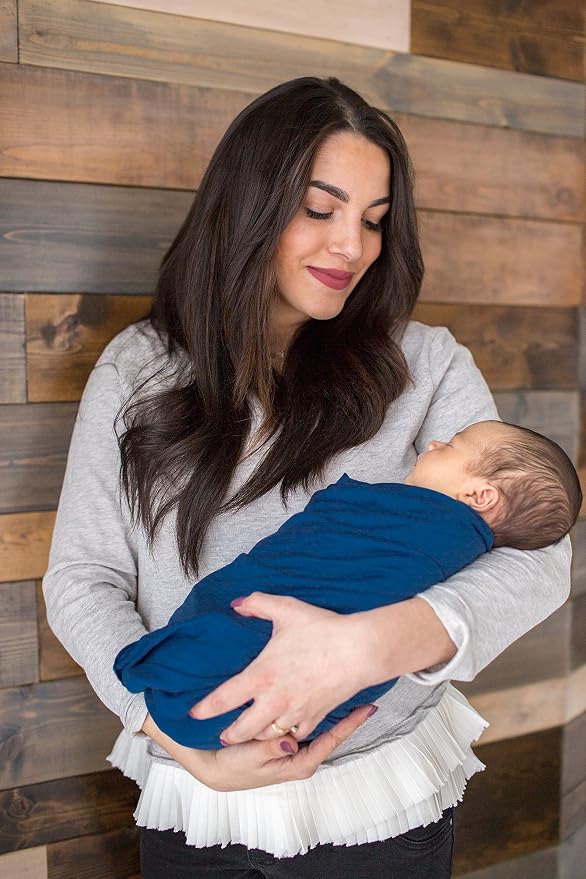 Copper Pearl Swaddle Blankets for Newborns | Soft Stretchy Receiving Blankets - Image 6
