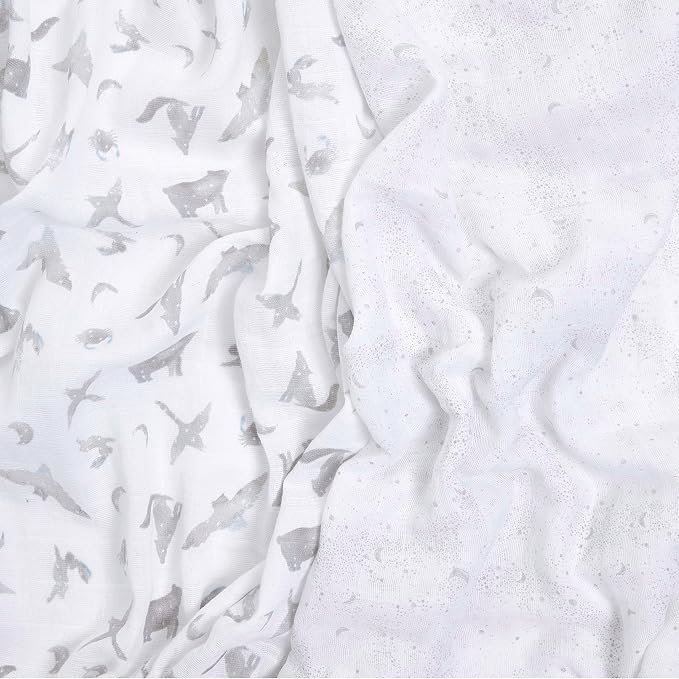aden + anais Boutique Organic Cotton Muslin Swaddle 2 Pack, Breathable Baby - Image 4