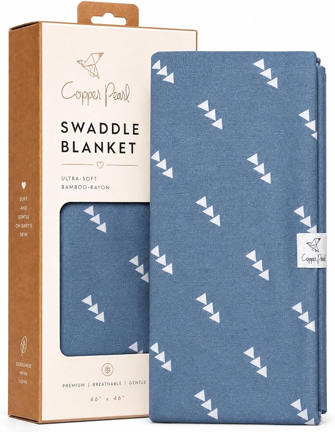 Copper Pearl Swaddle Blankets for Newborns | Soft Stretchy Receiving Blankets by CopperPearl