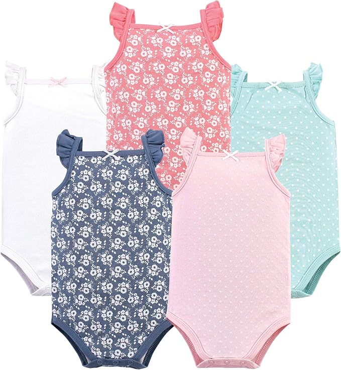 Hudson Baby Unisex Baby Cotton Sleeveless Bodysuits by HudsonBaby