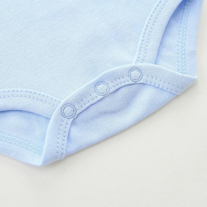 Baby Girl Collared Onsie Polo Bodysuit Boy Cotton Romper Short Sleeve 0~24M - Image 6