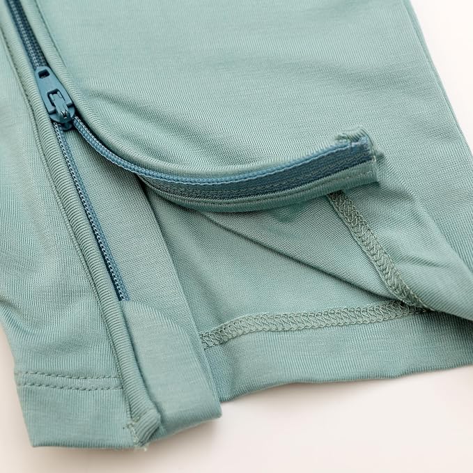 JunNeng Short Sleeve Romper, Rayon from Bamboo Baby Boy Sleeper Jumpsuit - Image 8