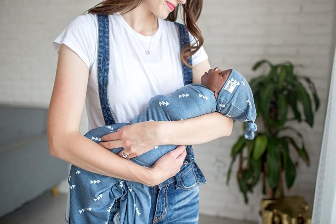 Copper Pearl Swaddle Blankets for Newborns | Soft Stretchy Receiving Blankets - Image 9