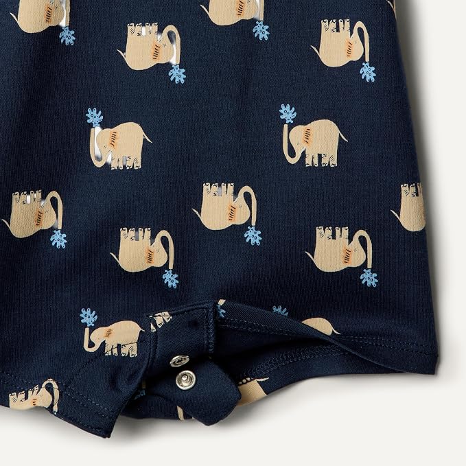 Amazon Essentials x Sofia Grainge Baby Boys' Short Sleeve Cotton Romper - Image 4