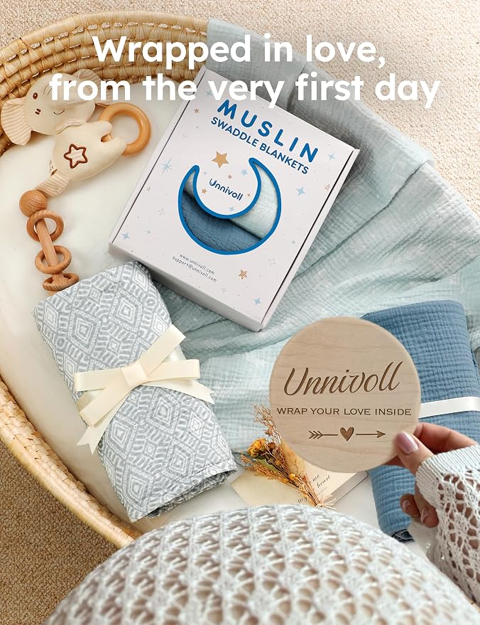 Unnivoll Muslin Swaddle Blankets - Image 8